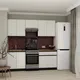 Миниатюра изображения товара Кухонный гарнитур ВерсоМебель Эко-7 2.0 (белый фасадный/ст.дуб бунратти)