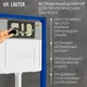 Миниатюра изображения товара Унитаз подвесной с инсталляцией Grossman GR-4455SQ + Lauter 21901002 + Lauter 219702F (с сиденьем, белый)