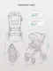 Миниатюра изображения товара Детская прогулочная коляска MOWbaby TRAIL MB090 (оливковый)