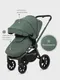 Миниатюра изображения товара Детская универсальная коляска MOWbaby Zoom 2в1 / RA086 (Forest Green)
