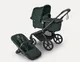 Миниатюра изображения товара Детская универсальная коляска Bugaboo Fox5 Renew Complete (Black/Fern Green)