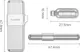 Миниатюра изображения товара USB flash накопитель Orico USSD-X-C256G-SV-BP