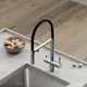 Миниатюра изображения товара Смеситель Sancos Imola SC4010BNbh (брашированный никель/черный)