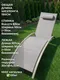 Миниатюра изображения товара Шезлонг Wahoo YFB3003F-WP-C