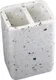 Миниатюра изображения товара Стакан для зубной щетки и пасты Caspian Derby 90163 (терраццо белый)