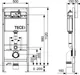 Миниатюра изображения товара Унитаз подвесной с инсталляцией Grossman GR-4404BMSQ + TECE Kit 9400413 (с кнопкой)