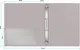 Миниатюра изображения товара Папка для бумаг Бюрократ 0827/4RGREY (серый)