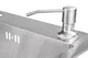 Миниатюра изображения товара Мойка кухонная со смесителем Saniteco 6050 + Loop 21CK7617C (с сифоном, дозатором и коландером)