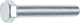 Болт Starfix Шестигранный М20х80 DIN 933 прочность 8.8 / SM-84647-5 (5кг, оцинкованный) — фото 3