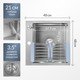 Миниатюра изображения товара Мойка кухонная со смесителем Saniteco 4848 + X-Joy S F85B07700 (с сифоном, дозатором и коландером)