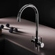 Миниатюра изображения товара Мойка кухонная со смесителем Saniteco 4848 + X-Joy S F85B07700 (с сифоном, дозатором и коландером)
