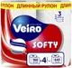 Миниатюра изображения товара Туалетная бумага Veiro Softy 3-сл (4рул)