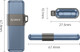 Миниатюра изображения товара USB flash накопитель Orico U3S-X-A32G-BL-BP
