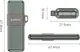 Миниатюра изображения товара USB flash накопитель Orico U3S-X-A32G-GR-BP
