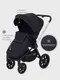 Миниатюра изображения товара Детская универсальная коляска MOWbaby Zoom 3в1 RA087 (Silver Black 2025)