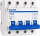 Миниатюра изображения товара Выключатель автоматический DEKRON ВА47-29 4P C63A 4.5кА / mcb29-4-C63-dek