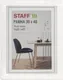 Миниатюра изображения товара Рамка Staff Style 30x40 / 391339 (белый)