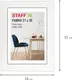 Миниатюра изображения товара Рамка Staff Style 21x30 / 391337 (белый)