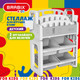 Миниатюра изображения товара Стеллаж Brabix Kids CR-002 / 533298 (белый/серый)
