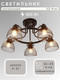Миниатюра изображения товара Люстра Aitin-Pro НПБ 02-5x40-102 / STD15276/5 (черный/хром)
