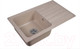 Миниатюра изображения товара Мойка кухонная БелЭворс Styl L (темно-бежевый)