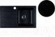 Миниатюра изображения товара Мойка кухонная БелЭворс Styl R (черный)