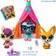 Миниатюра изображения товара Игровой набор Hasbro Littlest Pet Shop Сюжет Пижамная вечеринка 01037_LPS