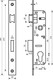 Миниатюра изображения товара Замок врезной LS (Long-Term Security) 85/20 60-CR ключ/ключ (черный)