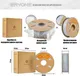 Миниатюра изображения товара Пластик для 3D-печати Eryone Marble PLA / B0105001 (1.75мм, 1кг, мраморный)