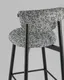 Миниатюра изображения товара Стул барный Stool Group Брэнан / MT12085-19 BL (черно-белый/черный)