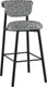 Миниатюра изображения товара Стул барный Stool Group Брэнан / MT12085-19 BL (черно-белый/черный)