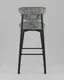 Миниатюра изображения товара Стул барный Stool Group Брэнан / MT12085-19 BL (черно-белый/черный)