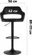 Миниатюра изображения товара Стул барный Stool Group Рич NS / D6019B (черный/черный)