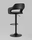 Миниатюра изображения товара Стул барный Stool Group Рич NS / D6019B (черный/черный)