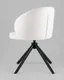 Миниатюра изображения товара Стул Stool Group Ханнингем с поворотным механизмом / vd-hanningem-pm-pf-silver (велюр жемчужный)