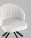Миниатюра изображения товара Стул Stool Group Ханнингем с поворотным механизмом / vd-hanningem-pm-pf-silver (велюр жемчужный)