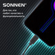 Миниатюра изображения товара Кабель Sonnen USB2.0-Type-C / 513117 (1м, черный)