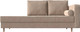 Миниатюра изображения товара Тахта Лига Диванов Прайм правый / 100873 (велюр бежевый)