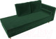 Миниатюра изображения товара Тахта Лига Диванов Прайм правый / 100875 (велюр зеленый)