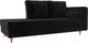 Миниатюра изображения товара Тахта Лига Диванов Прайм правый / 100879 (велюр черный)