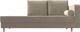 Миниатюра изображения товара Тахта Лига Диванов Прайм правый / 100880 (микровельвет бежевый)
