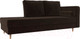 Миниатюра изображения товара Тахта Лига Диванов Прайм правый / 100882 (микровельвет коричневый)