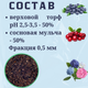 Миниатюра изображения товара Субстрат АгроМульчинг Торфяной подкормка (50л)