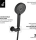 Миниатюра изображения товара Комплект смесителей Oliveeka OL-639017+88239017-MB (черный матовый)