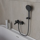 Миниатюра изображения товара Комплект смесителей Oliveeka OL-639017+88239017-MB (черный матовый)