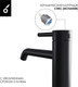 Миниатюра изображения товара Комплект смесителей Oliveeka OL-639017+88239017-MB (черный матовый)