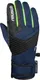 Миниатюра изображения товара Перчатки лыжные Reusch Dan R-Tex XT / 6561213-7712 (р.5, Black/Dress Blue/Neon Green)