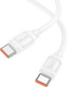 Миниатюра изображения товара Кабель Hoco X115 Surpass 240W USB-C to USB-C (белый)