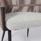 Миниатюра изображения товара Стул AksHome Ivy ( светло-бежевый UF995-02/черный)