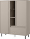 Миниатюра изображения товара Шкаф Anrex Mona 2D1S3N (глиняный серый)